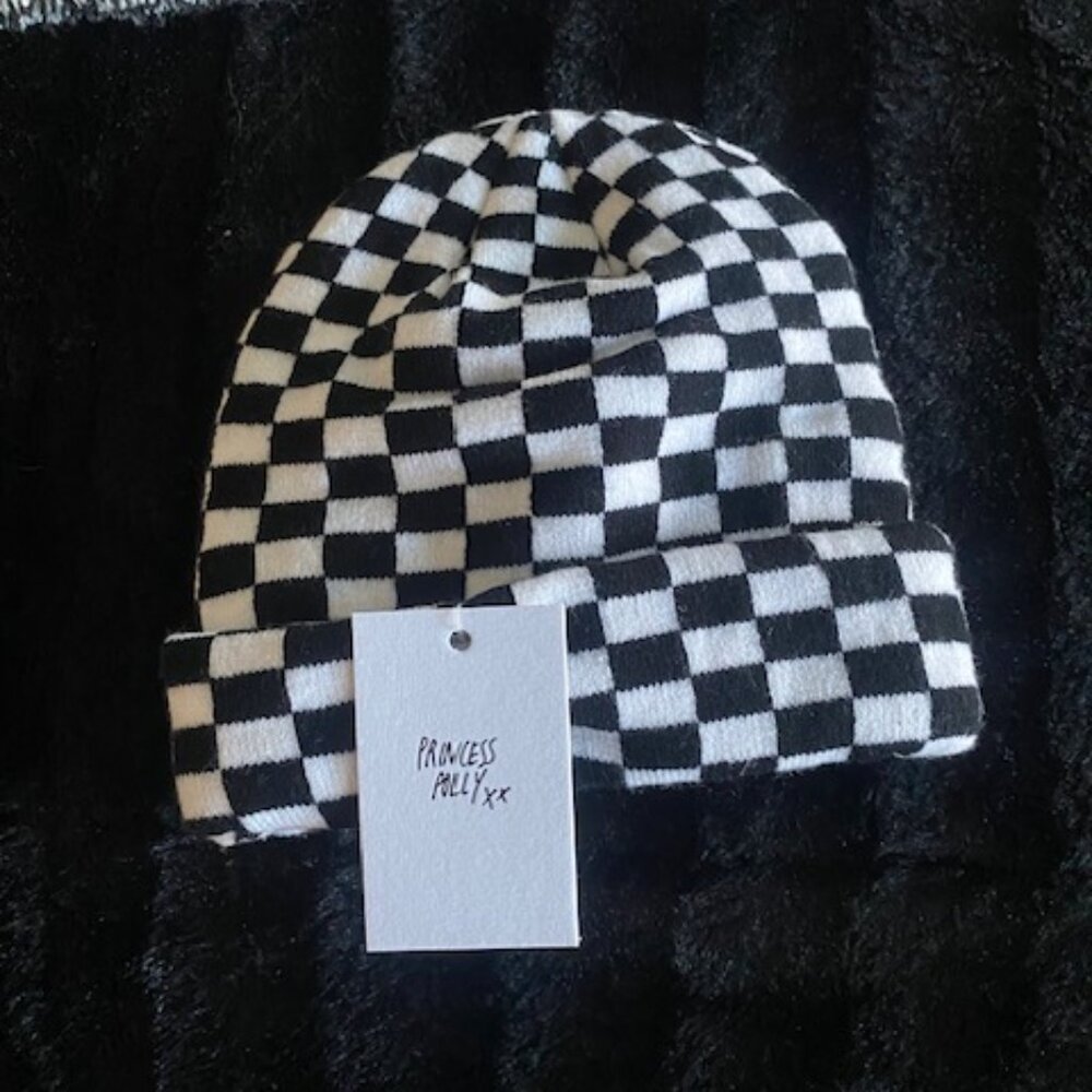 Checker beanie